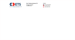 Desktop Screenshot of etscompany.eu